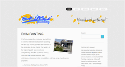 Desktop Screenshot of ekimpainting.com