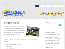 Tablet Screenshot of ekimpainting.com